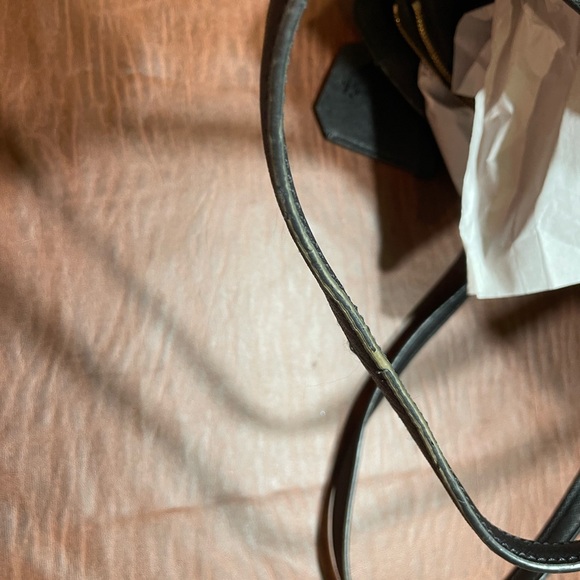 Tory Burch Black Leather Tote - Picture 7 of 10